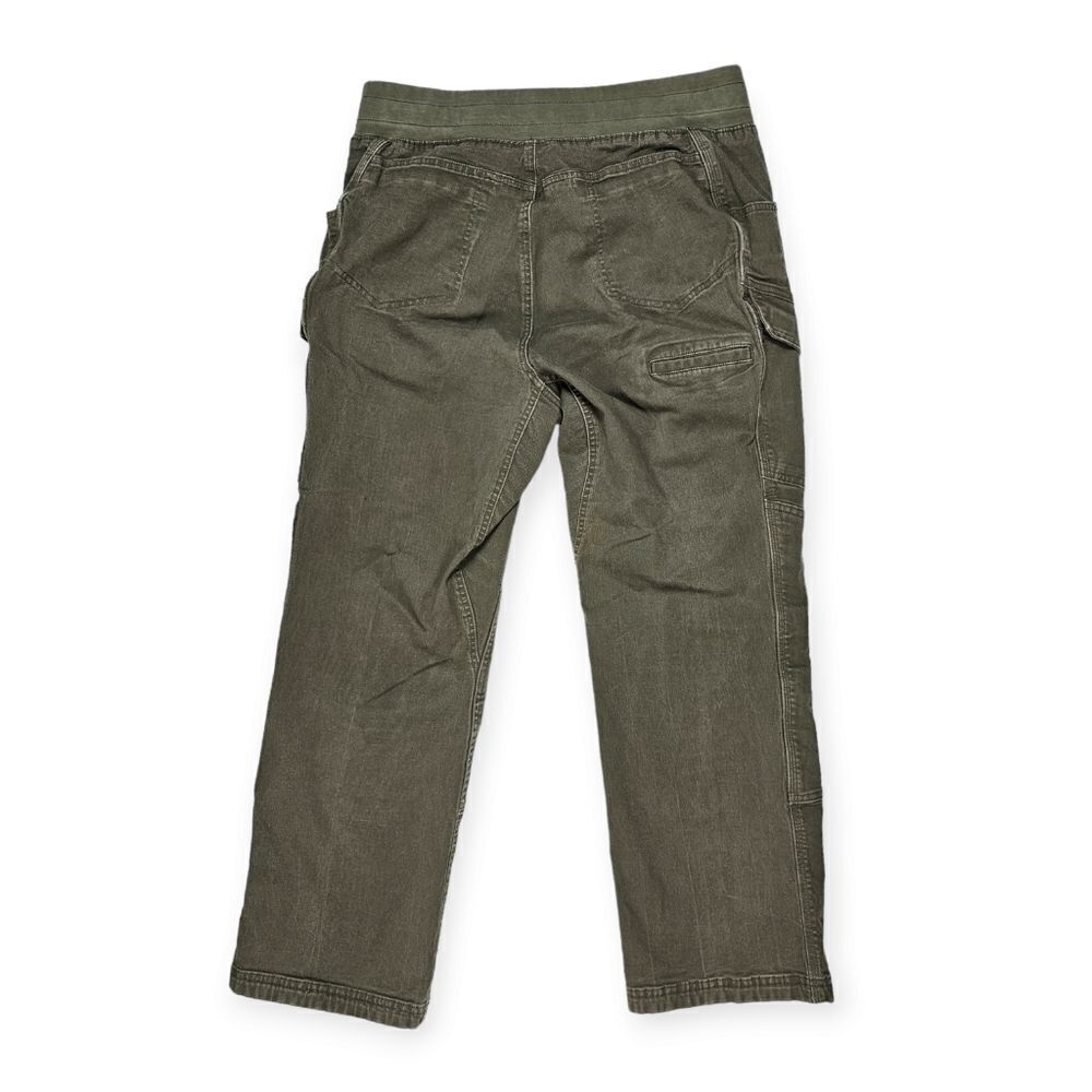 Duluth Green Cargo Pants With‎ Comfort Waistband Women's Size 14 - Picture 2 of 13